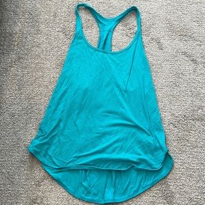 Teal Lulu Lemon size 6 tank top.